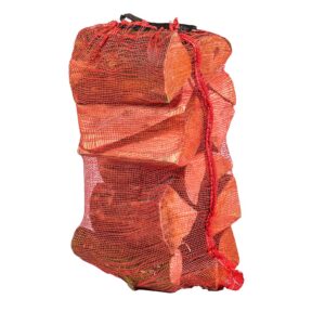 Kiln dried logs in handy nets
