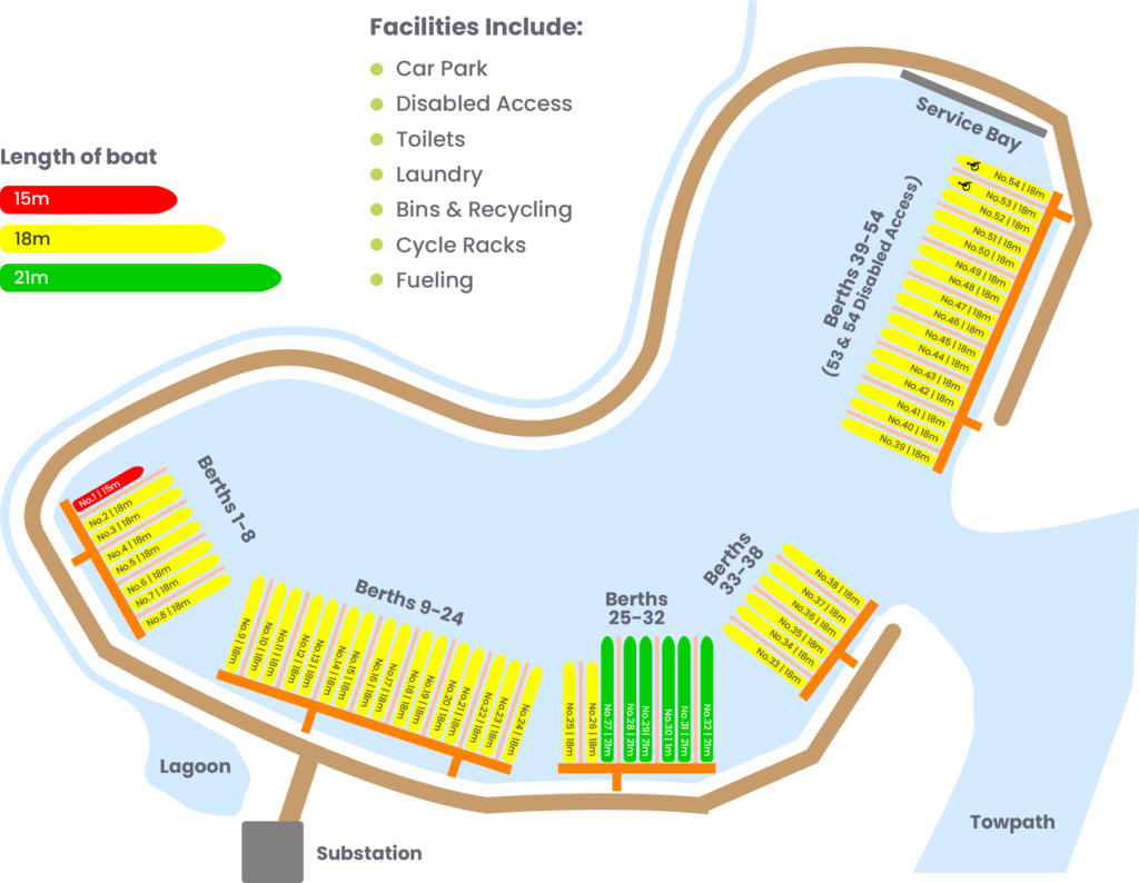 Withybed Moorings Plan